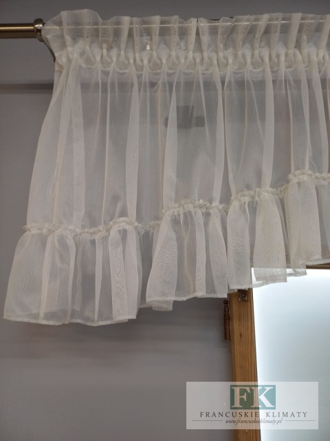 FIRANA lambrekin ŁUCZEK z FALBANKĄ BŁYSK 500/55 cm