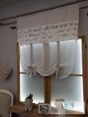 FFIRANA PANEL a la ROLETKA ROLETA falbanki szer 105/125 cm shabby