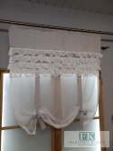 FFIRANA PANEL a la ROLETKA ROLETA falbanki szer 105/125 cm shabby