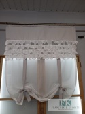 FFIRANA PANEL a la ROLETKA ROLETA falbanki szer 105/125 cm shabby