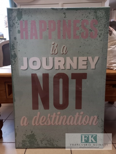 OBRAZ NA PŁÓTNIE 90X60 HAPPINESS