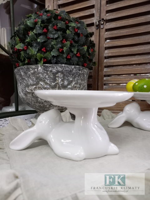 PATERA podstawka ZAJĄC KRÓLIK 19 CM