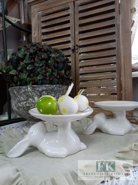 PATERA podstawka ZAJĄC KRÓLIK 19 CM