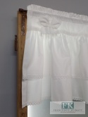 ZAZDROSTKA SZYTA KOKARDKA BIEL 120/45 BAWEŁNA SHABBY