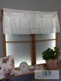 ZAZDROSTKA SZYTA KOKARDKA BIEL 120/45 BAWEŁNA SHABBY