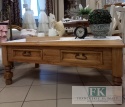 lite drewno STOLIK KAWOWY PROWANSJA RUSTIC szer. 135 cm
