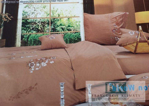 EKSKLUZYWNA POŚCIEL HAFT 160 x200 BAWEŁNA 100%
