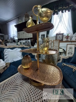 PATERA 3 POZIOMY 68 CM ZŁOTA