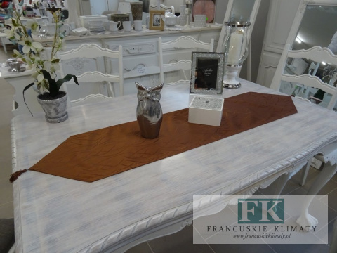 BIEŻNIK DEKORACYJNY BAROK CZEKOLADA 33x140 PROWANSJA SHABBY CHIC VINTAGE LOFT BIEŻNIK DEKORACYJNY BAROK CZEKOLADA 33x140 PROWANSJA SHABBY CHIC VINTAGE LOFT