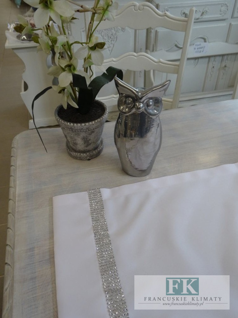BIEŻNIK DEKORACYJNY DIAMENT 40X160 BIAŁY PROWANSJA SHABBY CHIC VINTAGE LOFT BIEŻNIK DEKORACYJNY DIAMENT 40X160 BIAŁY PROWANSJA SHABBY CHIC VINTAGE LOFT