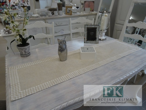 BIEŻNIK DEKORACYJNY NATURAL 40X140 PROWANSJA SHABBY CHIC VINTAGE LOFT BIEŻNIK DEKORACYJNY NATURAL 40X140 PROWANSJA SHABBY CHIC VINTAGE LOFT