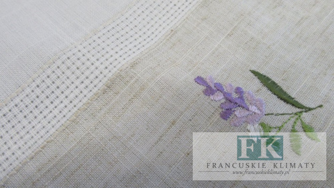 BIEŻNIK SERWETA BLOSSOM LAVENDER 85X85 PROWANSJA SHABBY CHIC VINTAGE LOFT