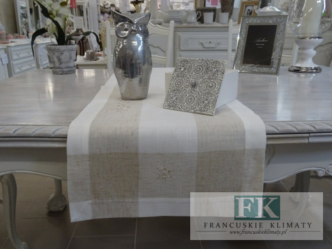 BIEŻNIK DEKORACYJNY AURELIA 40X140 PROWANSJA SHABBY CHIC VINTAGE LOFT BIEŻNIK DEKORACYJNY AURELIA 40X140 PROWANSJA SHABBY CHIC VINTAGE LOFT