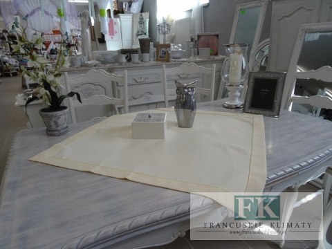 BIEŻNIK SERWETA CLASSIC KREMOWY 85X85 PROWANSJA SHABBY CHIC VINTAGE LOFT BIEŻNIK SERWETA CLASSIC KREMOWY 85X85 PROWANSJA SHABBY CHIC VINTAGE LOFT