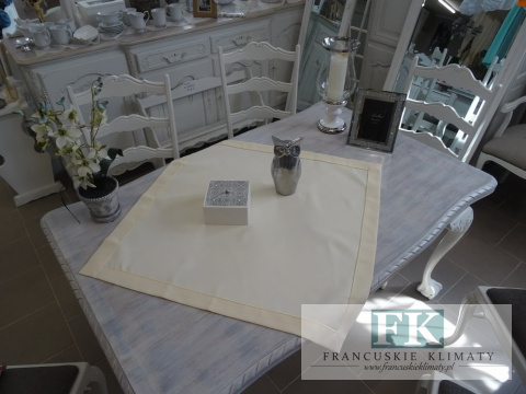BIEŻNIK SERWETA CLASSIC KREMOWY 85X85 PROWANSJA SHABBY CHIC VINTAGE LOFT BIEŻNIK SERWETA CLASSIC KREMOWY 85X85 PROWANSJA SHABBY CHIC VINTAGE LOFT