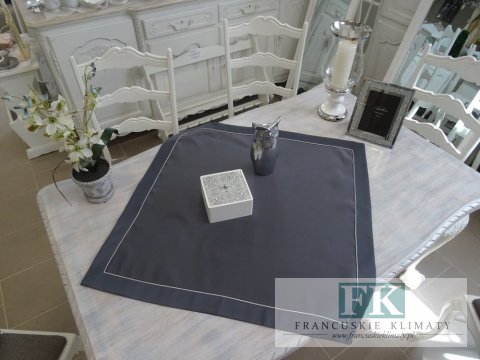 BIEŻNIK SERWETA CLASSIC GRAFIT 85X85 PROWANSJA SHABBY CHIC VINTAGE LOFT BIEŻNIK SERWETA CLASSIC GRAFIT 85X85 PROWANSJA SHABBY CHIC VINTAGE LOFT