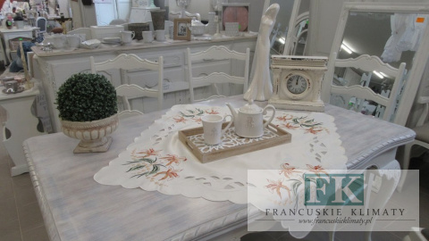 BIEŻNIK SERWETA AMIRA 85X85 PROWANSJA SHABBY CHIC VINTAGE LOFT