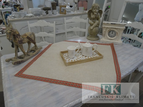 BIEŻNIK SERWETA INFINITY 85X85 PROWANSJA SHABBY CHIC VINTAGE LOFT BIEŻNIK SERWETA INFINITY 85X85 PROWANSJA SHABBY CHIC VINTAGE LOFT