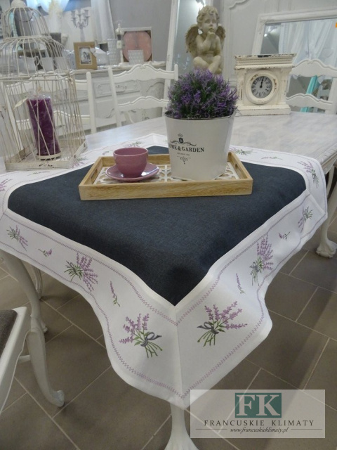 BIEŻNIK SERWETA LAVENDER BOUQUET 85X85 PROWANSJA SHABBY CHIC VINTAGE LOFT BIEŻNIK SERWETA LAVENDER BOUQUET 85X85 PROWANSJA SHABBY CHIC VINTAGE LOFT