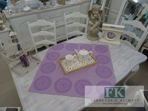 BIEŻNIK SERWETA WHEELS 85X85 PROWANSJA SHABBY CHIC VINTAGE LOFT BIEŻNIK SERWETA WHEELS 85X85 PROWANSJA SHABBY CHIC VINTAGE LOFT