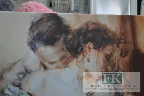 OBRAZ NA PŁÓTNIE 80/70 ZAKOCHANA PARA