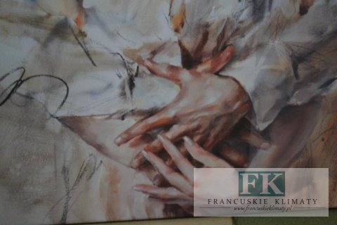 OBRAZ NA PŁÓTNIE 80/70 ZAKOCHANA PARA