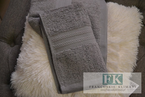 RĘCZNIK 50 X100 SZARY 100 % BAWEŁNA KOLEKCJA COTTON