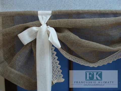 ROLETA,EKRAN,PANEL BATYST+ LEN +KORONKA SHABBY CHIC PROWANNSJA