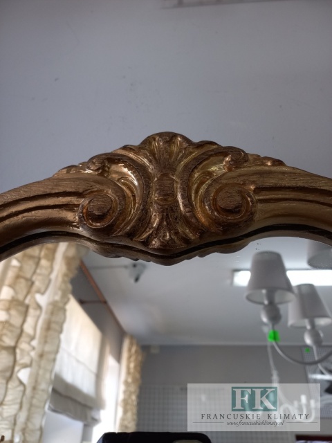 FRANCUSKIE LUSTRO KORONA STARE ZŁOTO DĄB