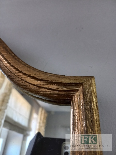 FRANCUSKIE LUSTRO KORONA STARE ZŁOTO DĄB