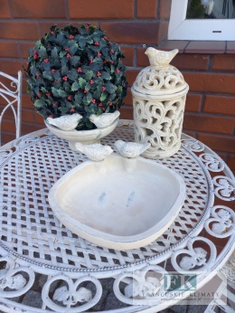 POIDŁO 29 CM DEKORACJA DERAMICZNO BETONOWA