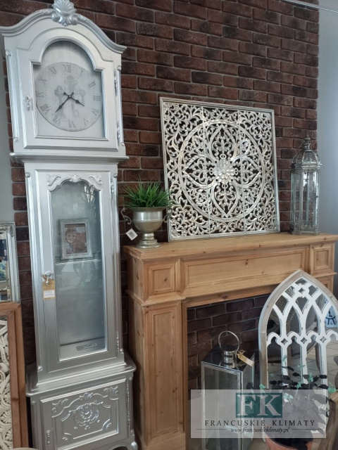 METALOWA DEKORACJA ŚCIENNA 80 cm srebrna , METALOPLASTYKA ARTYSTYCZNA