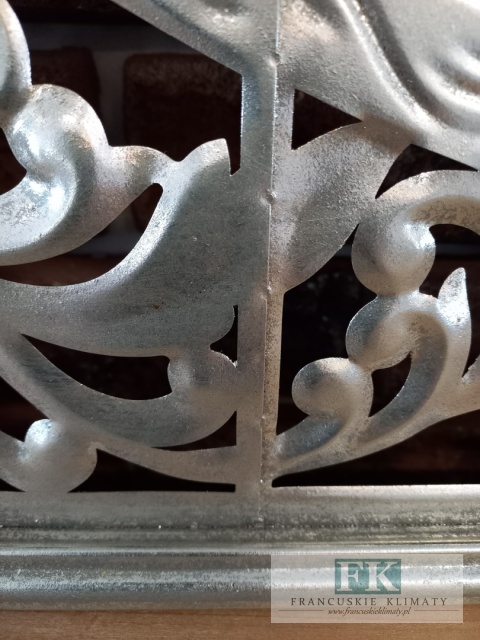 METALOWA DEKORACJA ŚCIENNA 80 cm srebrna , METALOPLASTYKA ARTYSTYCZNA