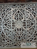 METALOWA DEKORACJA ŚCIENNA 80 cm srebrna , METALOPLASTYKA ARTYSTYCZNA