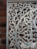 METALOWA DEKORACJA ŚCIENNA 80 cm srebrna , METALOPLASTYKA ARTYSTYCZNA