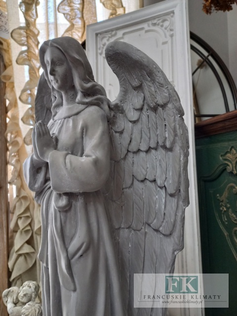 FIGURA ANIOŁ 60 CM ceramiczno-betonowa