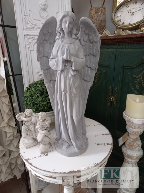 FIGURA ANIOŁ 60 CM ceramiczno-betonowa