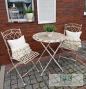 stolik 76 cm HOME & GARDEN METAL KUTY