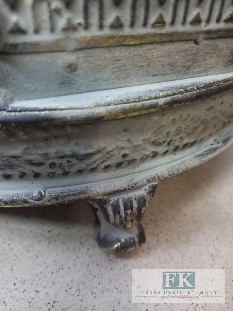 LATARNIA LAMPION METAL 80 CM , ZŁOTO ANTYCZNE