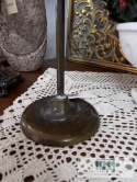 ŚWIECZNIK METALOWY 45 CM , ZŁOTO ANTYCZNE