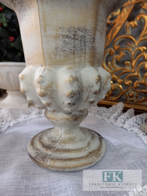 WAZON OSŁONKA DONICA CERAMICZNO BETONOWA 20,5 CM