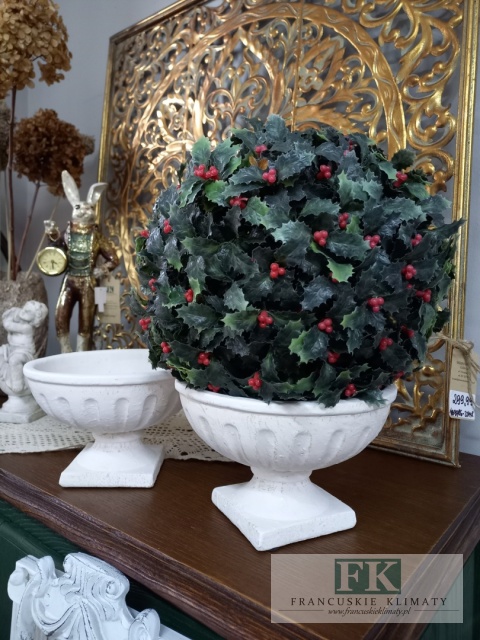 WAZON OSŁONKA DONICA CERAMICZNO BETONOWA 20 CM