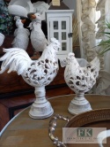 KURA 24 CM FIGURA CERAMICZNO - BETONOWA