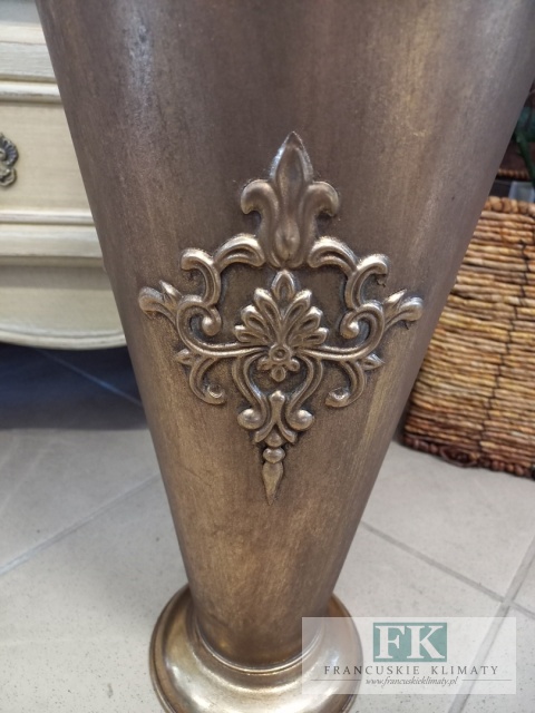 PARASOLNIK METALOWY 58 CM ZŁOTO