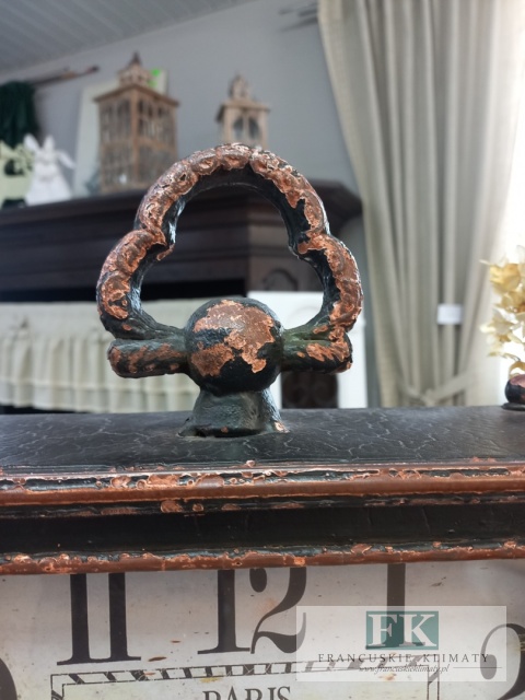 ZEGAR STOJĄCY metal 44 CM RETRO