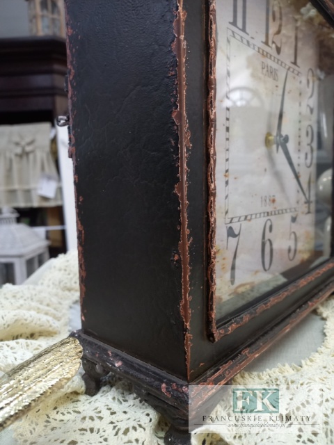 ZEGAR STOJĄCY metal 44 CM RETRO