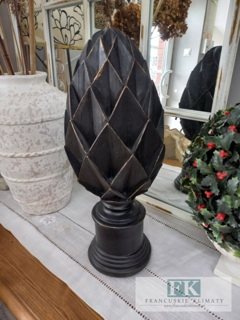 FIGURA KARCZOCH NA NÓŻCE WYS. 43 CM CZARNY