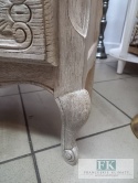 FRANCUSKA KOMODA DĄB SŁUPEK 92 CM antyczne drewno