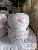 KOLEKCJA PINK ROSES MISECZKA poj. 550 ml. styl francuski, shabby, vintage