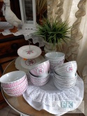 KOLEKCJA PINK ROSES MISECZKA poj. 550 ml. styl francuski, shabby, vintage